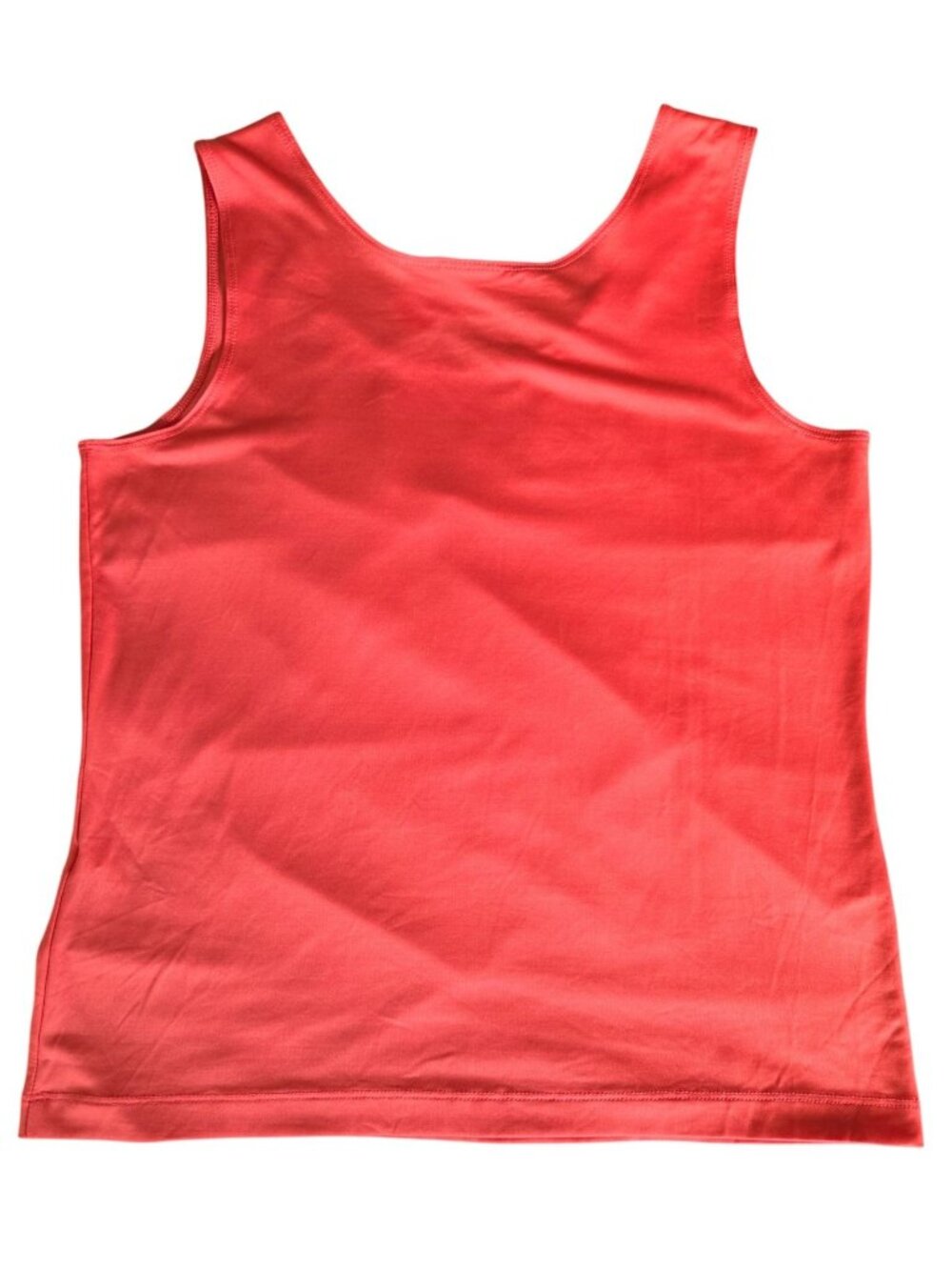 Chico's Microfeel Timeless Stank Basic Knit Caribbean Coral Women Size 2 NEW - Picture 2 of 11